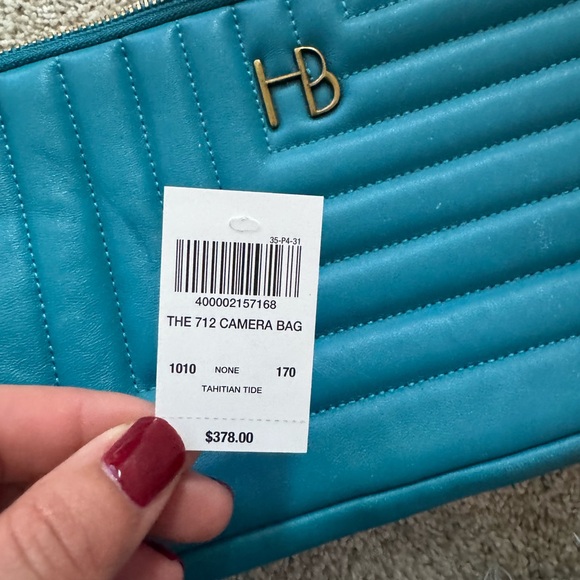 Henri Bendel Teal 712 Camera Bag Handbag - Picture 7 of 7